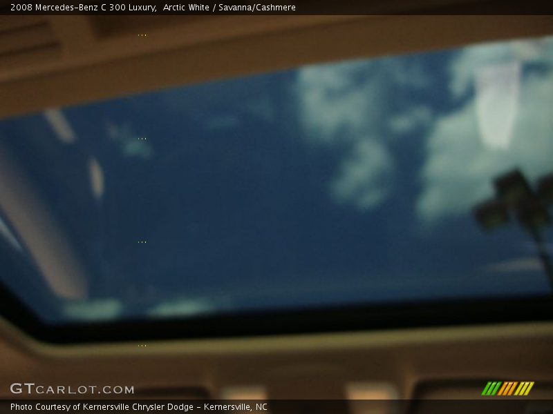 Arctic White / Savanna/Cashmere 2008 Mercedes-Benz C 300 Luxury