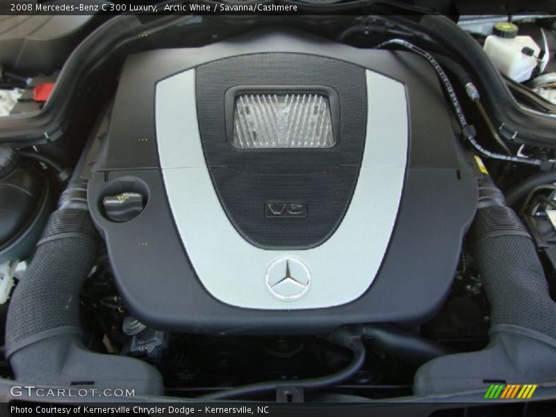 Arctic White / Savanna/Cashmere 2008 Mercedes-Benz C 300 Luxury