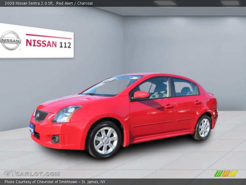 Red Alert / Charcoal 2009 Nissan Sentra 2.0 SR