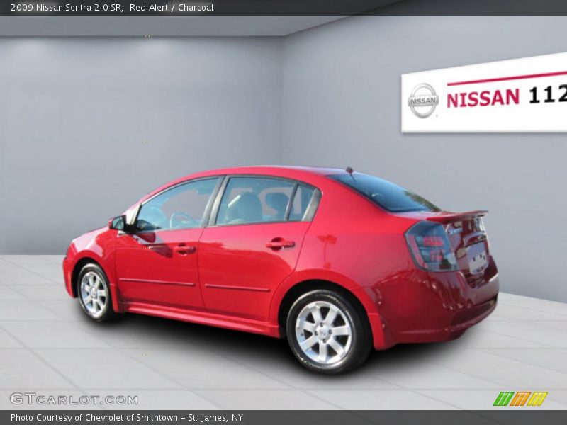 Red Alert / Charcoal 2009 Nissan Sentra 2.0 SR