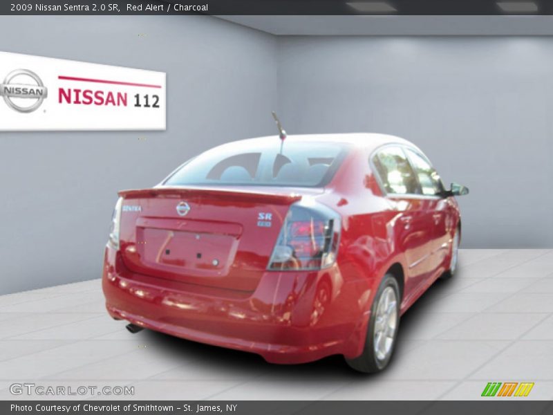 Red Alert / Charcoal 2009 Nissan Sentra 2.0 SR