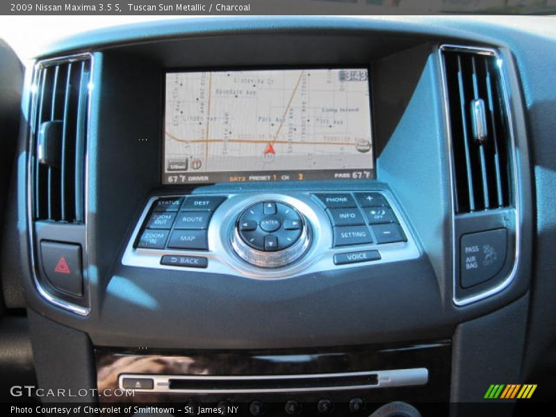 Tuscan Sun Metallic / Charcoal 2009 Nissan Maxima 3.5 S