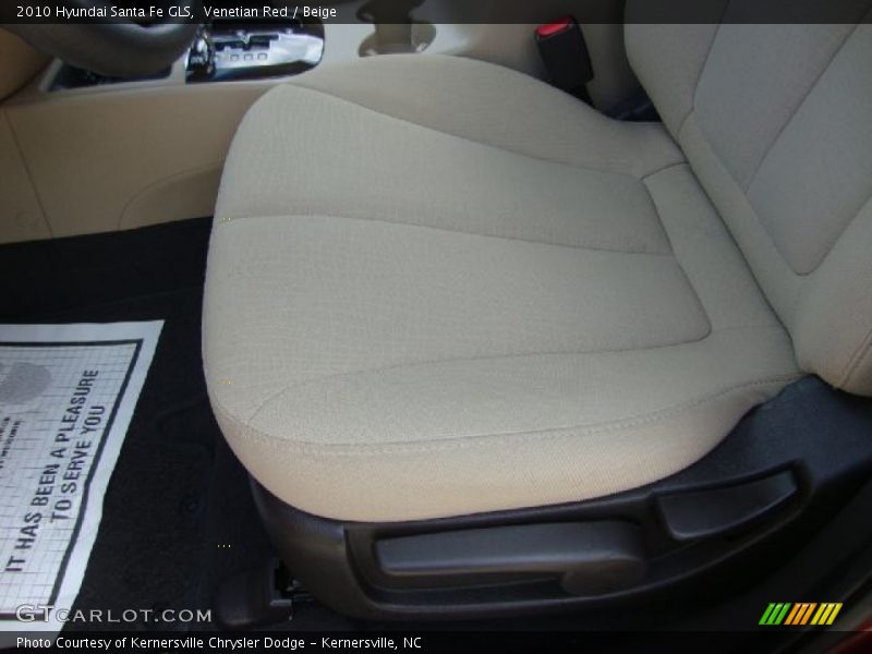 Venetian Red / Beige 2010 Hyundai Santa Fe GLS