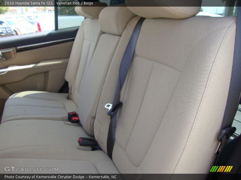 Venetian Red / Beige 2010 Hyundai Santa Fe GLS