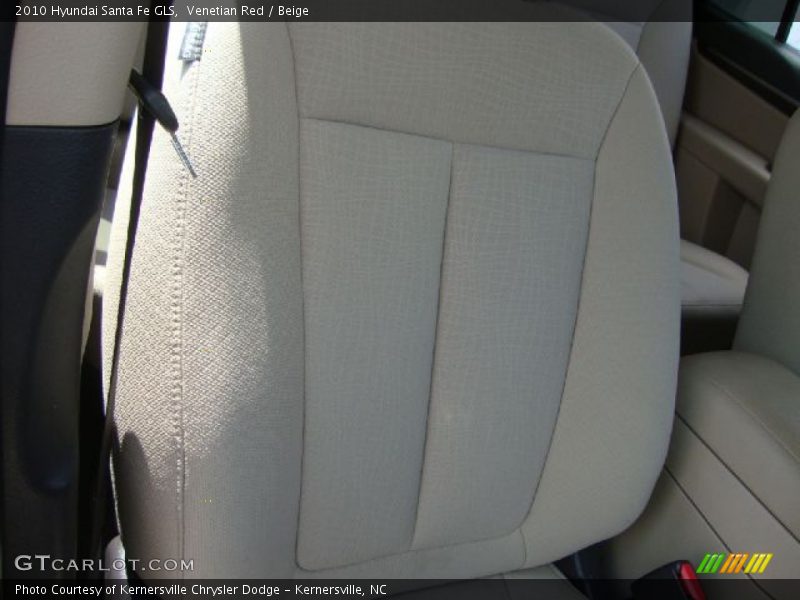 Venetian Red / Beige 2010 Hyundai Santa Fe GLS