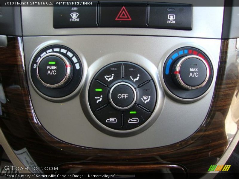 Venetian Red / Beige 2010 Hyundai Santa Fe GLS