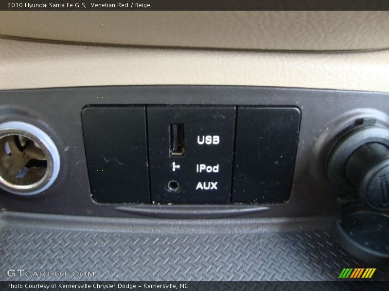 Venetian Red / Beige 2010 Hyundai Santa Fe GLS
