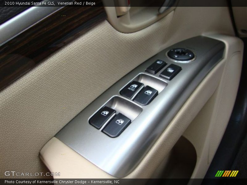 Venetian Red / Beige 2010 Hyundai Santa Fe GLS