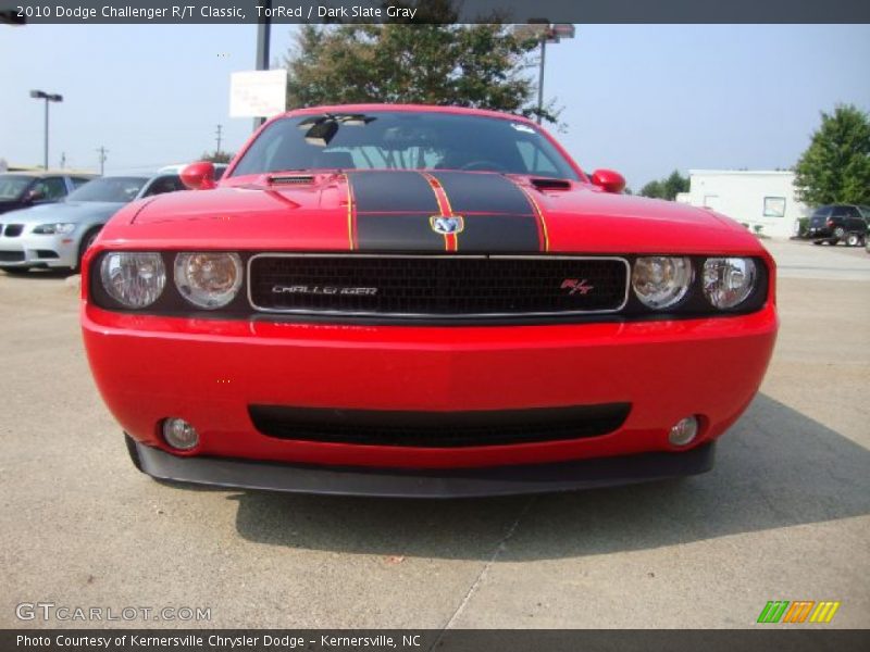 TorRed / Dark Slate Gray 2010 Dodge Challenger R/T Classic