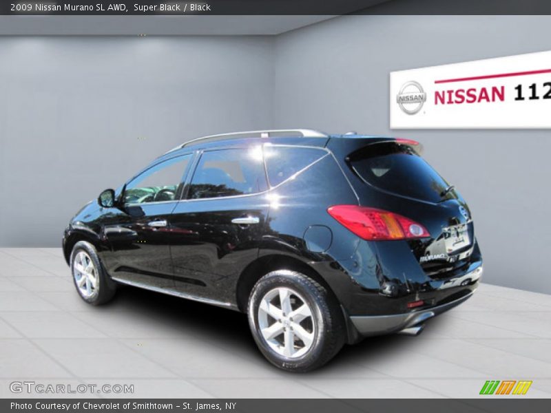 Super Black / Black 2009 Nissan Murano SL AWD
