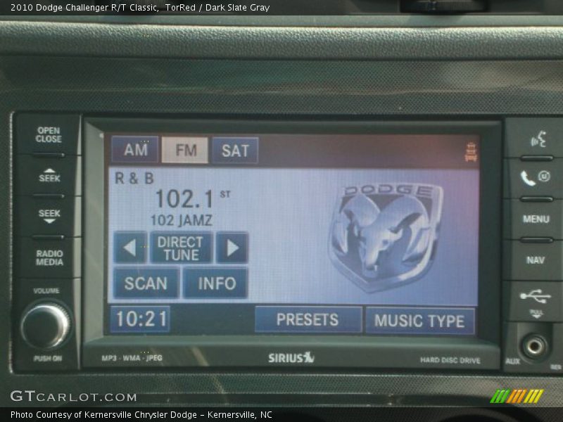 TorRed / Dark Slate Gray 2010 Dodge Challenger R/T Classic