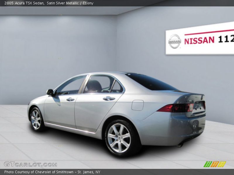 Satin Silver Metallic / Ebony 2005 Acura TSX Sedan