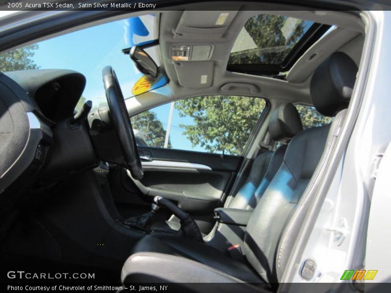 Satin Silver Metallic / Ebony 2005 Acura TSX Sedan