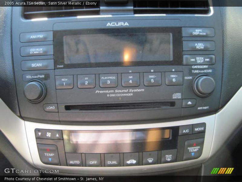 Satin Silver Metallic / Ebony 2005 Acura TSX Sedan