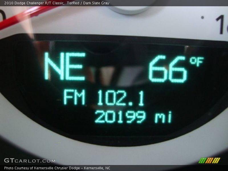 TorRed / Dark Slate Gray 2010 Dodge Challenger R/T Classic