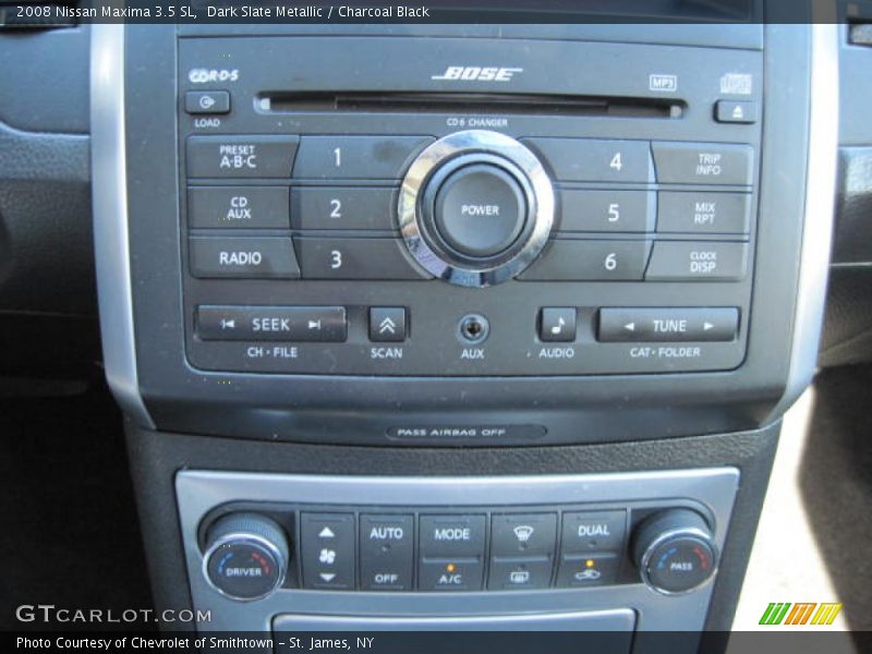 Dark Slate Metallic / Charcoal Black 2008 Nissan Maxima 3.5 SL