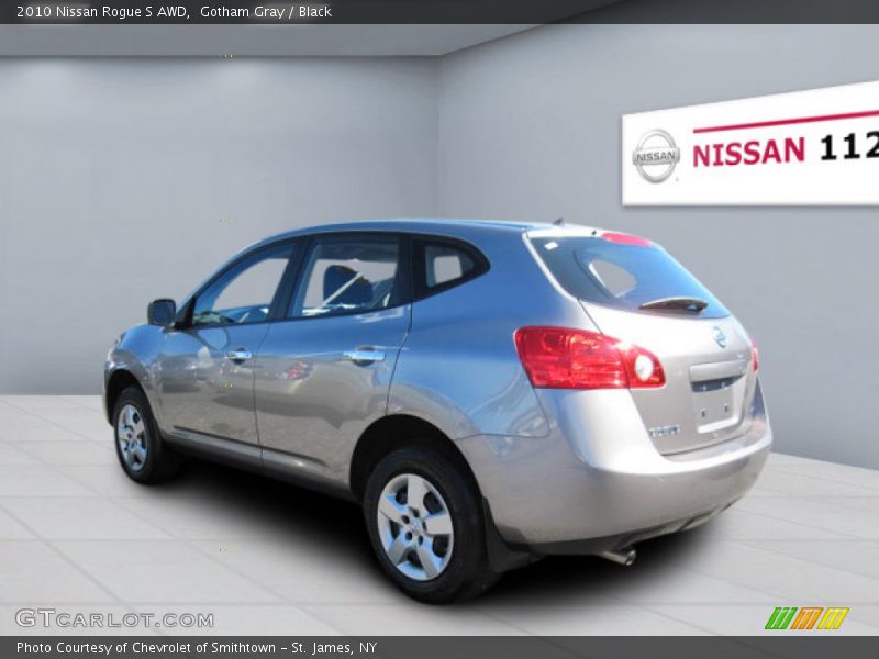 Gotham Gray / Black 2010 Nissan Rogue S AWD