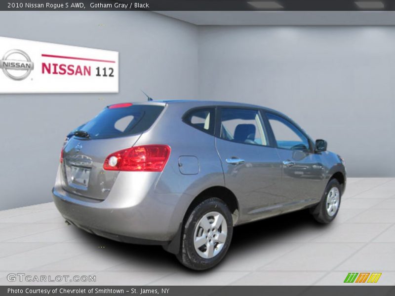 Gotham Gray / Black 2010 Nissan Rogue S AWD