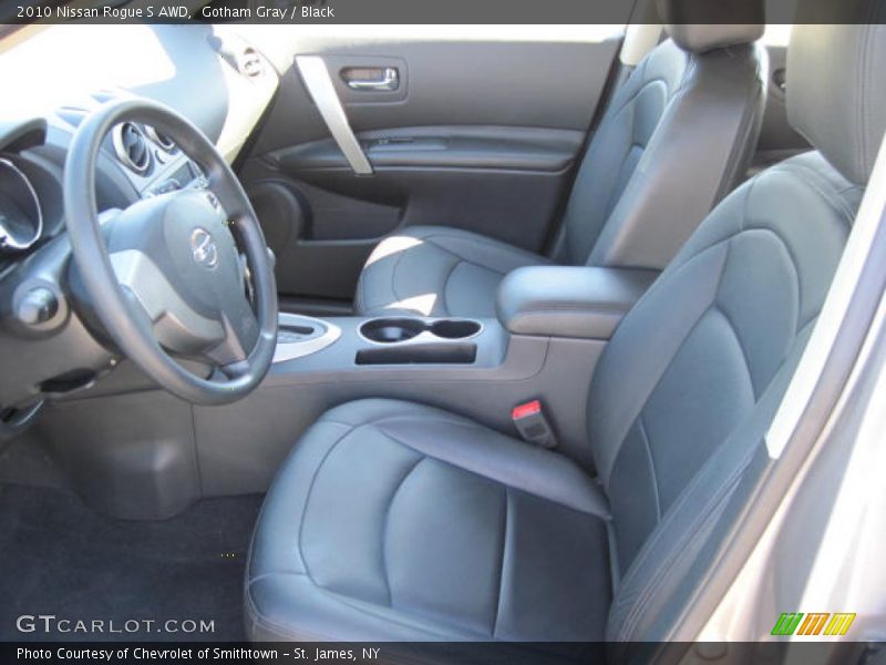 Gotham Gray / Black 2010 Nissan Rogue S AWD