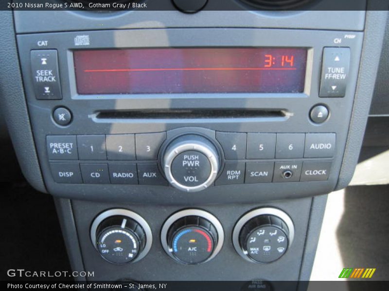 Gotham Gray / Black 2010 Nissan Rogue S AWD