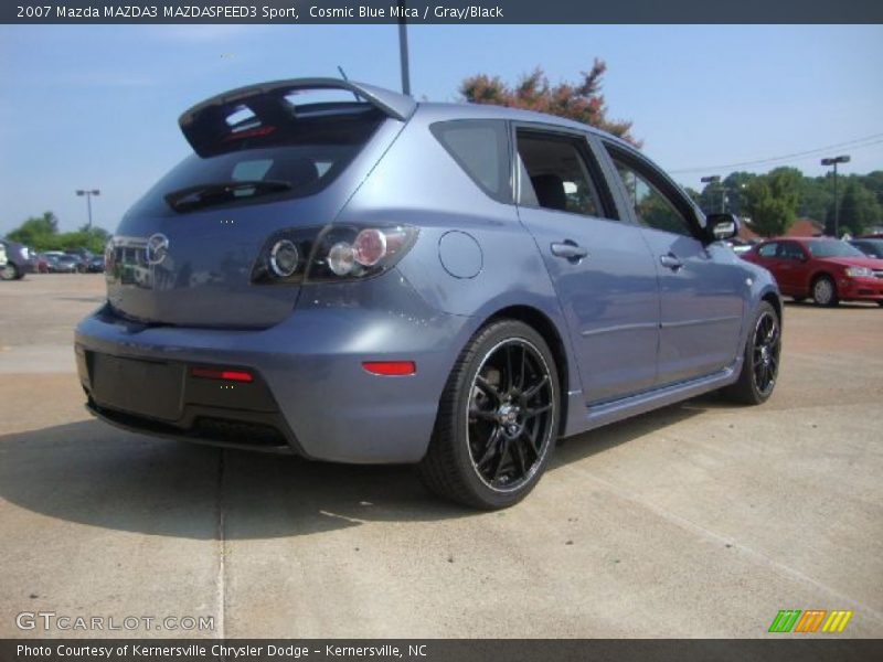Cosmic Blue Mica / Gray/Black 2007 Mazda MAZDA3 MAZDASPEED3 Sport