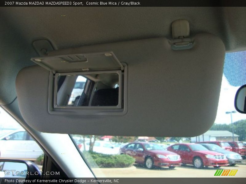 Cosmic Blue Mica / Gray/Black 2007 Mazda MAZDA3 MAZDASPEED3 Sport