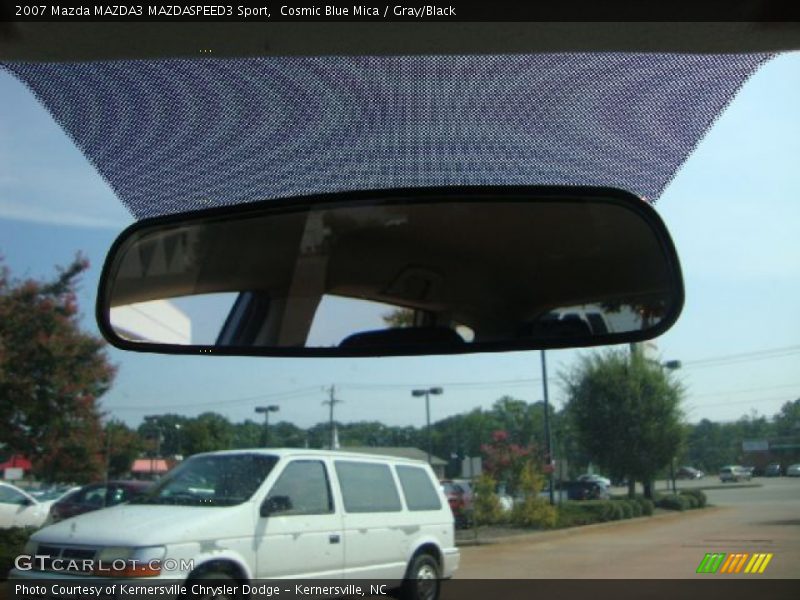 Cosmic Blue Mica / Gray/Black 2007 Mazda MAZDA3 MAZDASPEED3 Sport