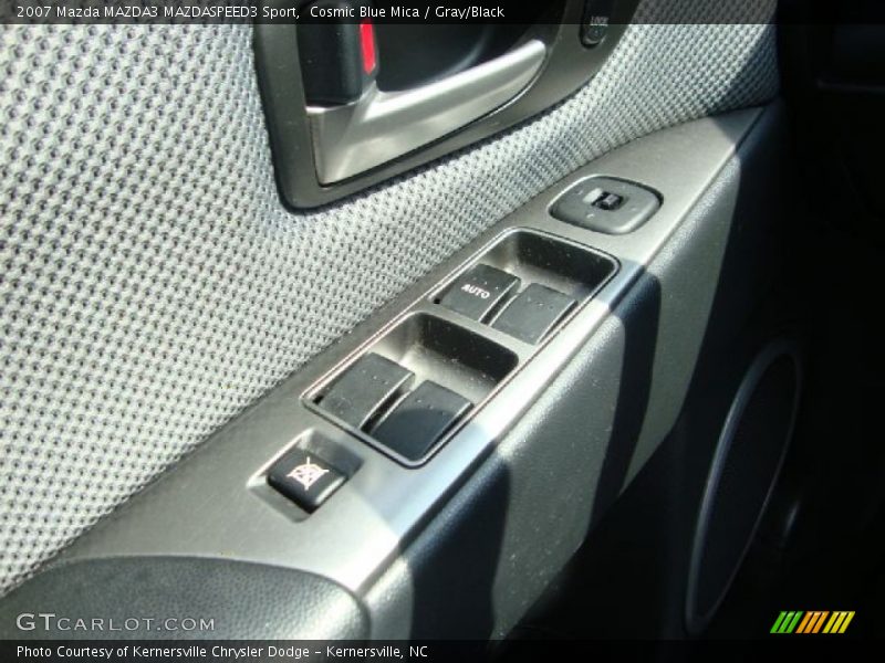 Cosmic Blue Mica / Gray/Black 2007 Mazda MAZDA3 MAZDASPEED3 Sport