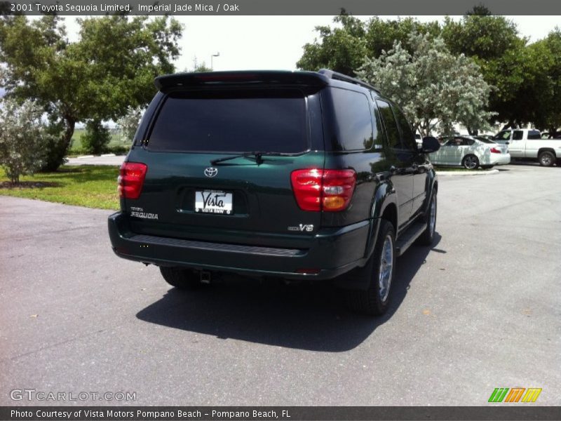 Imperial Jade Mica / Oak 2001 Toyota Sequoia Limited
