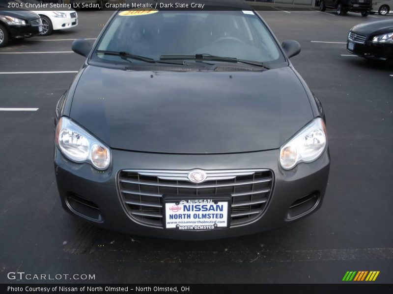 Graphite Metallic / Dark Slate Gray 2004 Chrysler Sebring LX Sedan