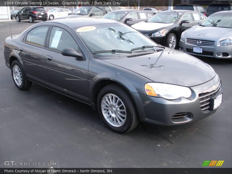 Graphite Metallic / Dark Slate Gray 2004 Chrysler Sebring LX Sedan