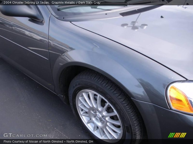 Graphite Metallic / Dark Slate Gray 2004 Chrysler Sebring LX Sedan