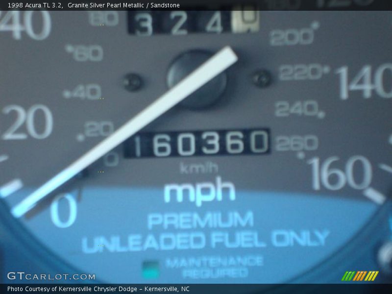 Granite Silver Pearl Metallic / Sandstone 1998 Acura TL 3.2