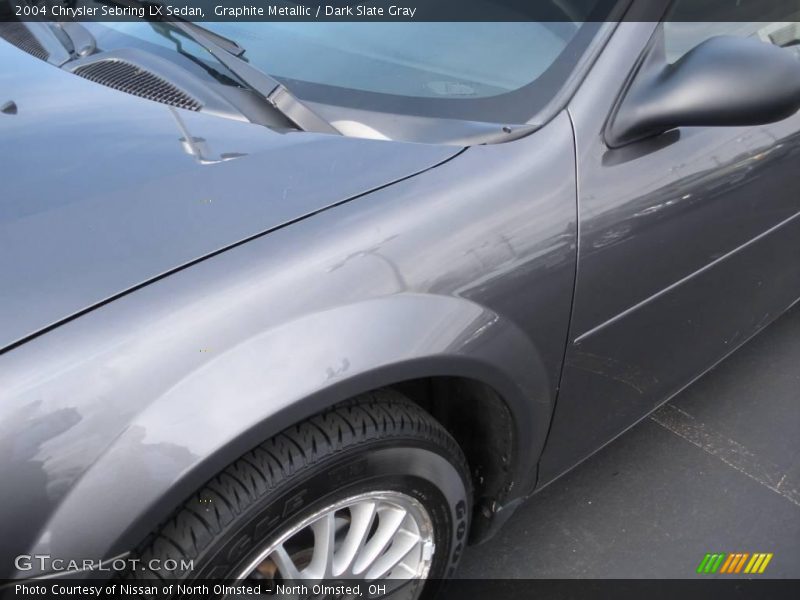 Graphite Metallic / Dark Slate Gray 2004 Chrysler Sebring LX Sedan