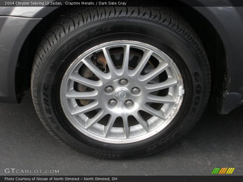 Graphite Metallic / Dark Slate Gray 2004 Chrysler Sebring LX Sedan