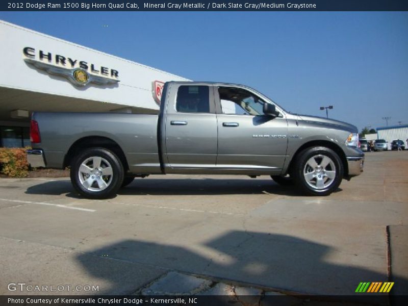  2012 Ram 1500 Big Horn Quad Cab Mineral Gray Metallic