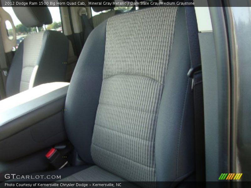 Mineral Gray Metallic / Dark Slate Gray/Medium Graystone 2012 Dodge Ram 1500 Big Horn Quad Cab