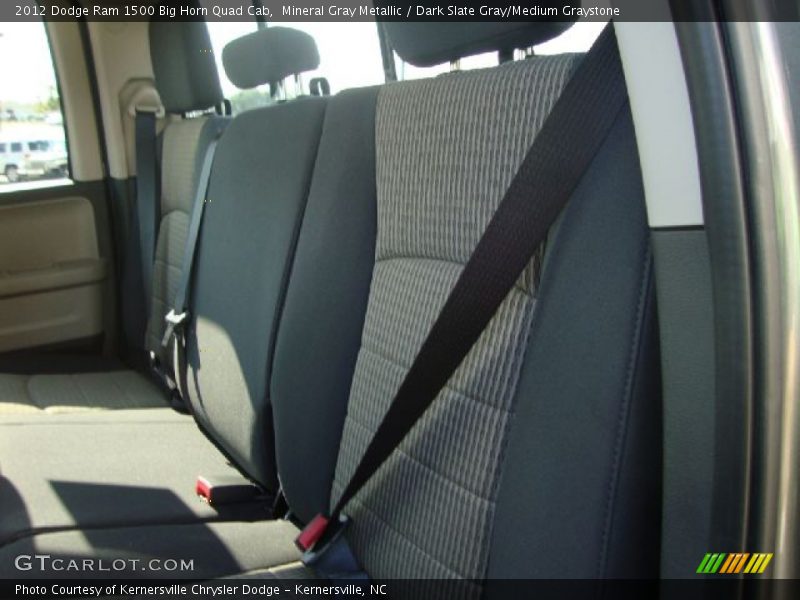 Mineral Gray Metallic / Dark Slate Gray/Medium Graystone 2012 Dodge Ram 1500 Big Horn Quad Cab
