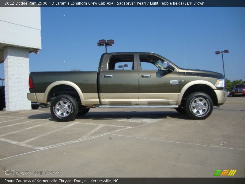  2012 Ram 2500 HD Laramie Longhorn Crew Cab 4x4 Sagebrush Pearl