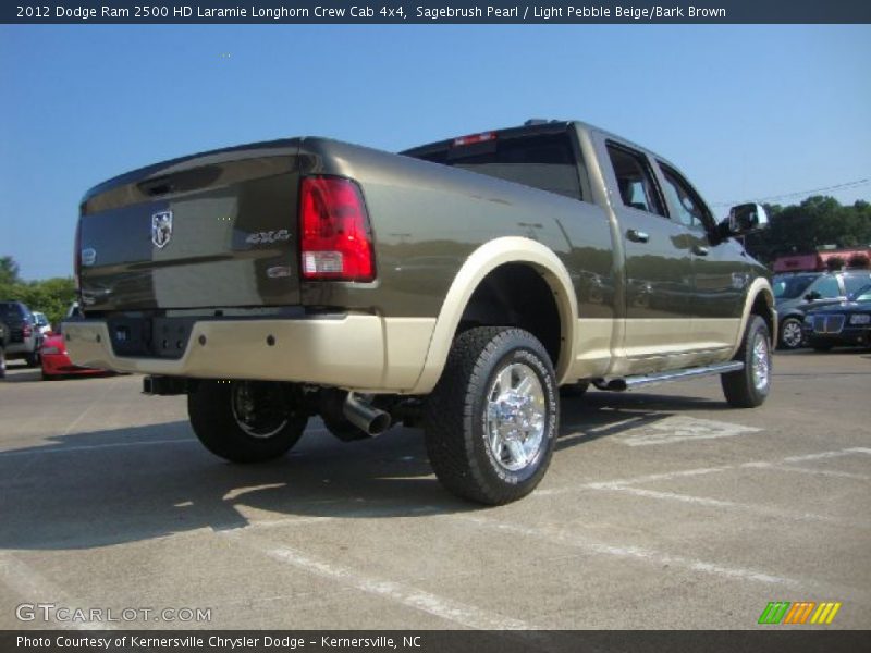  2012 Ram 2500 HD Laramie Longhorn Crew Cab 4x4 Sagebrush Pearl