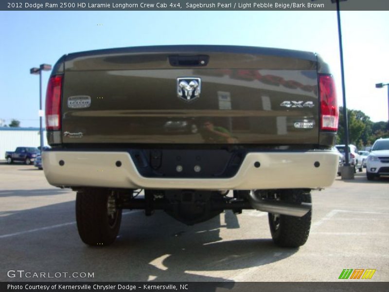 Sagebrush Pearl / Light Pebble Beige/Bark Brown 2012 Dodge Ram 2500 HD Laramie Longhorn Crew Cab 4x4