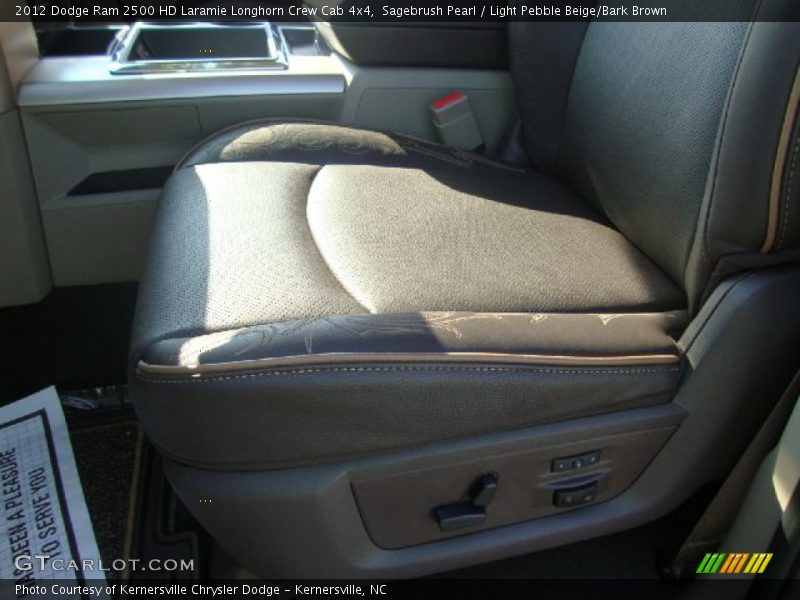 Sagebrush Pearl / Light Pebble Beige/Bark Brown 2012 Dodge Ram 2500 HD Laramie Longhorn Crew Cab 4x4