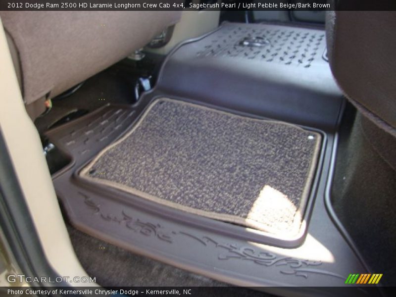 Sagebrush Pearl / Light Pebble Beige/Bark Brown 2012 Dodge Ram 2500 HD Laramie Longhorn Crew Cab 4x4