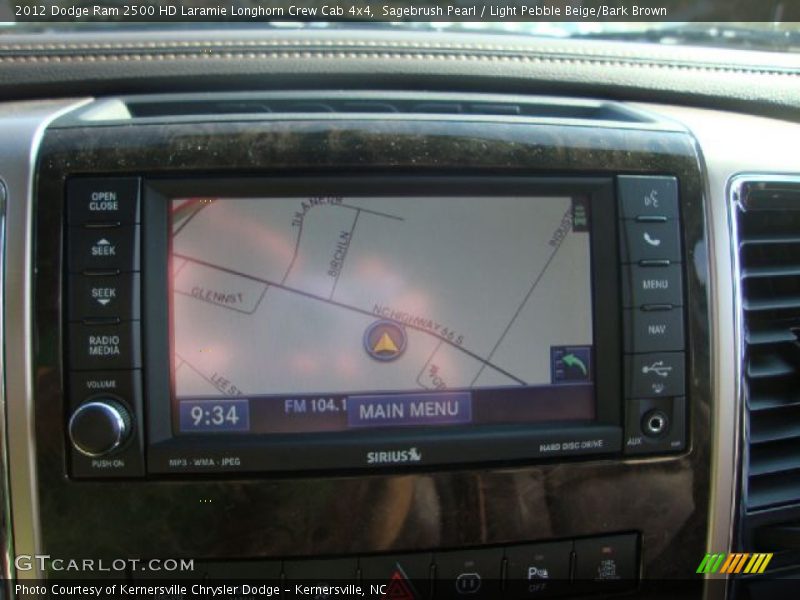 Navigation of 2012 Ram 2500 HD Laramie Longhorn Crew Cab 4x4