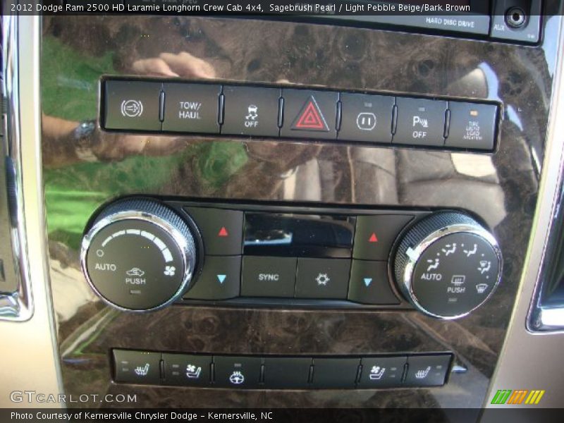 Controls of 2012 Ram 2500 HD Laramie Longhorn Crew Cab 4x4
