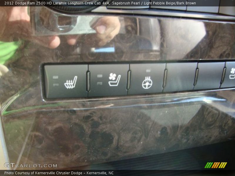 Sagebrush Pearl / Light Pebble Beige/Bark Brown 2012 Dodge Ram 2500 HD Laramie Longhorn Crew Cab 4x4