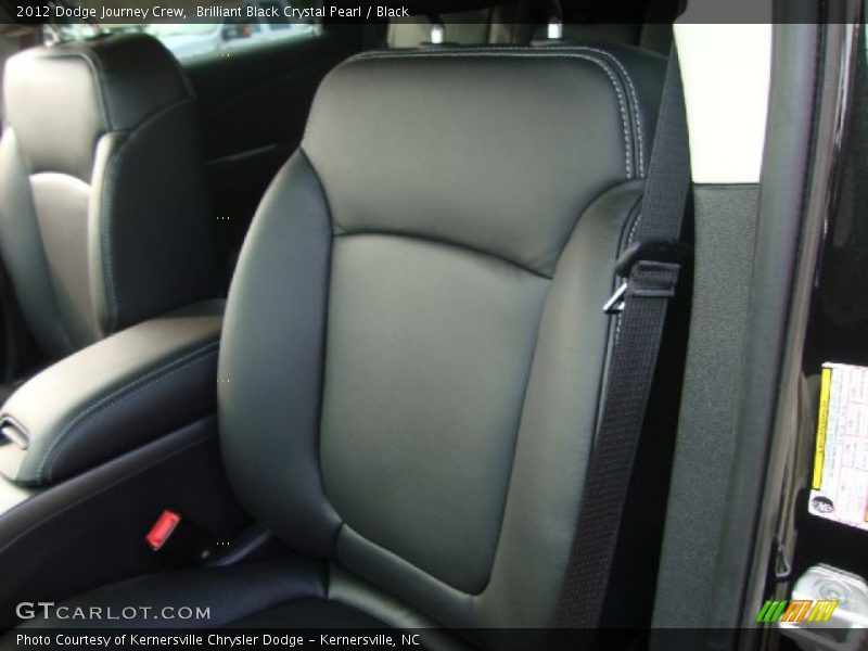  2012 Journey Crew Black Interior