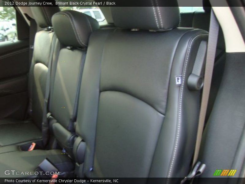 Brilliant Black Crystal Pearl / Black 2012 Dodge Journey Crew