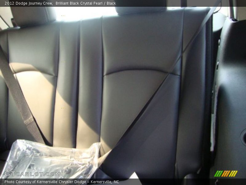Brilliant Black Crystal Pearl / Black 2012 Dodge Journey Crew