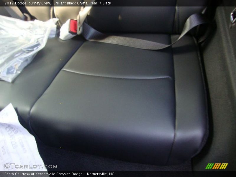 Brilliant Black Crystal Pearl / Black 2012 Dodge Journey Crew